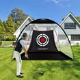 thumbnail image 3 of Gagalileo Replacement Golf Target Cloth, Ladder-Shaped (3.6'-7.8' W x 5' H), High-Impact PVC Center with Adjustable Ropes, 3 of 9