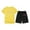 Yellow, variant on Gelikeya Preppy Clothes Girls Tops Girls School Clothes Teen Sets 2 Piece Outfits Kids Two Piece Outfits Girls (Black, 2-3 Years)