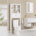 thumbnail image 4 of Yaheetech Armoire de Rangement Moderne Autoportante avec Doubles Portes, Blanc, 4 of 8