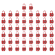 thumbnail image 1 of Bloqueo Contraseña Combinación 3 Dígitos Bloqueo Antirrobo Mochila (rojo), 1 of 2