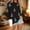 Black, variant on ‌FDGIU Trendy 2025 Women's Xmas Sweater – Funny Print Long Sleeve Pullover, Winter Casual Tunic‌