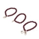 thumbnail image 1 of 3 uds abalorio para teléfono con cuentas 12mm 3 estilos perla de resina elegante estilo moderno cordón para teléfono con cuentas para llavero de teléfono rojo vino oscuro, 1 of 8