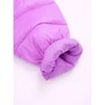 thumbnail image 6 of Aislor Girls Boys Long Sleeve Ultra Lightweight Jacket Coat Winter Warm Puffer Jacket Packable Hooded Coat 3-16 Purple 15-16, 6 of 7