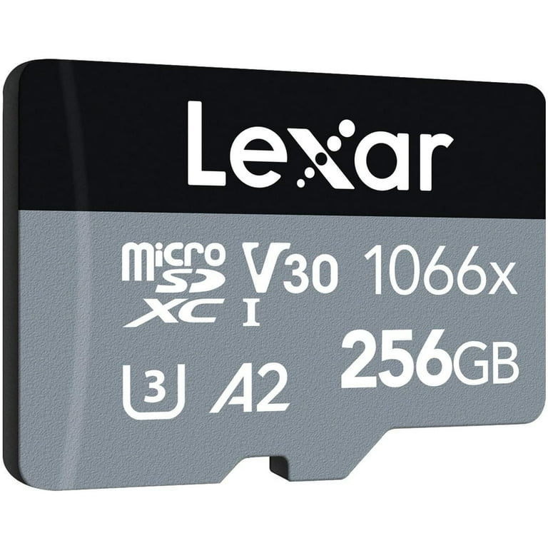Lexar Professional SILVER Series 1066x Memory microSDXC UHS-I Card