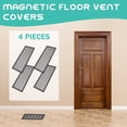 thumbnail image 4 of Vent Covers for Home Floor Vent Covers Magnetic Mesh Vent Covers for Ceiling Floor Vent Covers Catch Debris Hair Insect,Black (4 Pieces,4 x 10 Inch), 4 of 7
