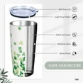 thumbnail image 4 of St Patrick''s Day Tumbler 20oz Watercolor Shamrock Stainless Steel Insulated Tumblers with Lid and Straw Irish Clover Travel Coffee Mug Tea Wine Cups Water Bottle Holiday Gifts for Women, 4 of 6