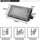 thumbnail image 2 of 4 Pack Ultra Bright Ip66 Waterproof Outdoor Led Flood Lights For Yard, Garage, Sports Field (50w), 2 of 5