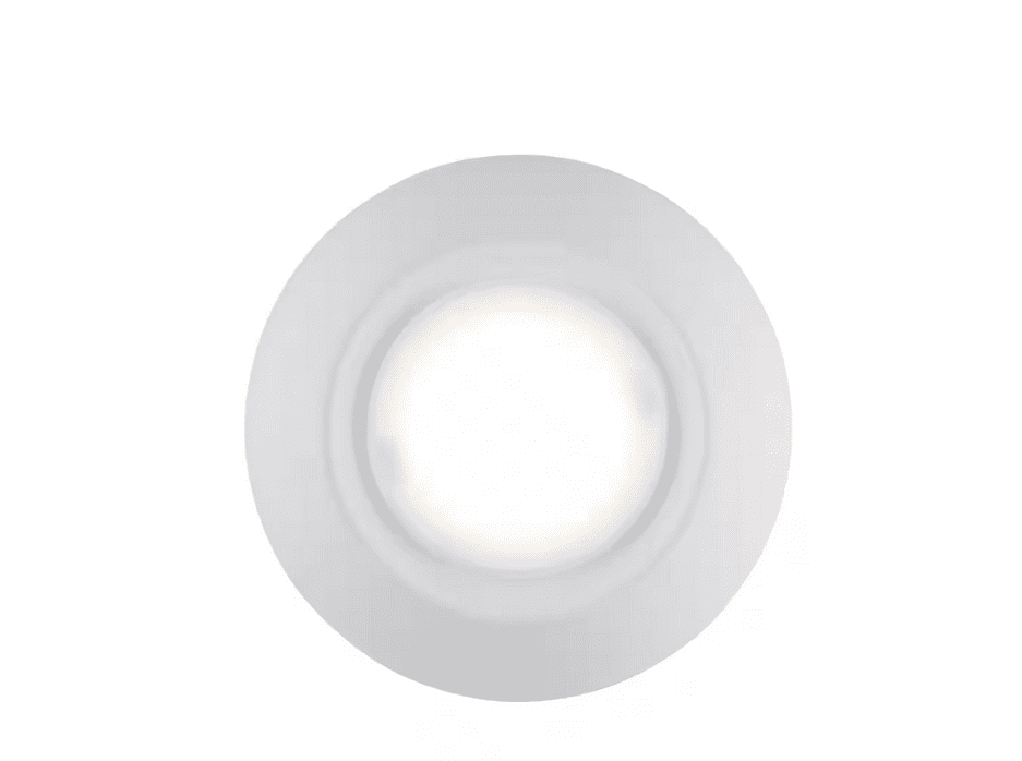 Trans Globe Lighting LED-30021-1 Vanowen Single Light 7-1/2" Wide Integrated LED Outdoor Flush Mount Ceiling Fixture White Outdoor Lighting Ceiling