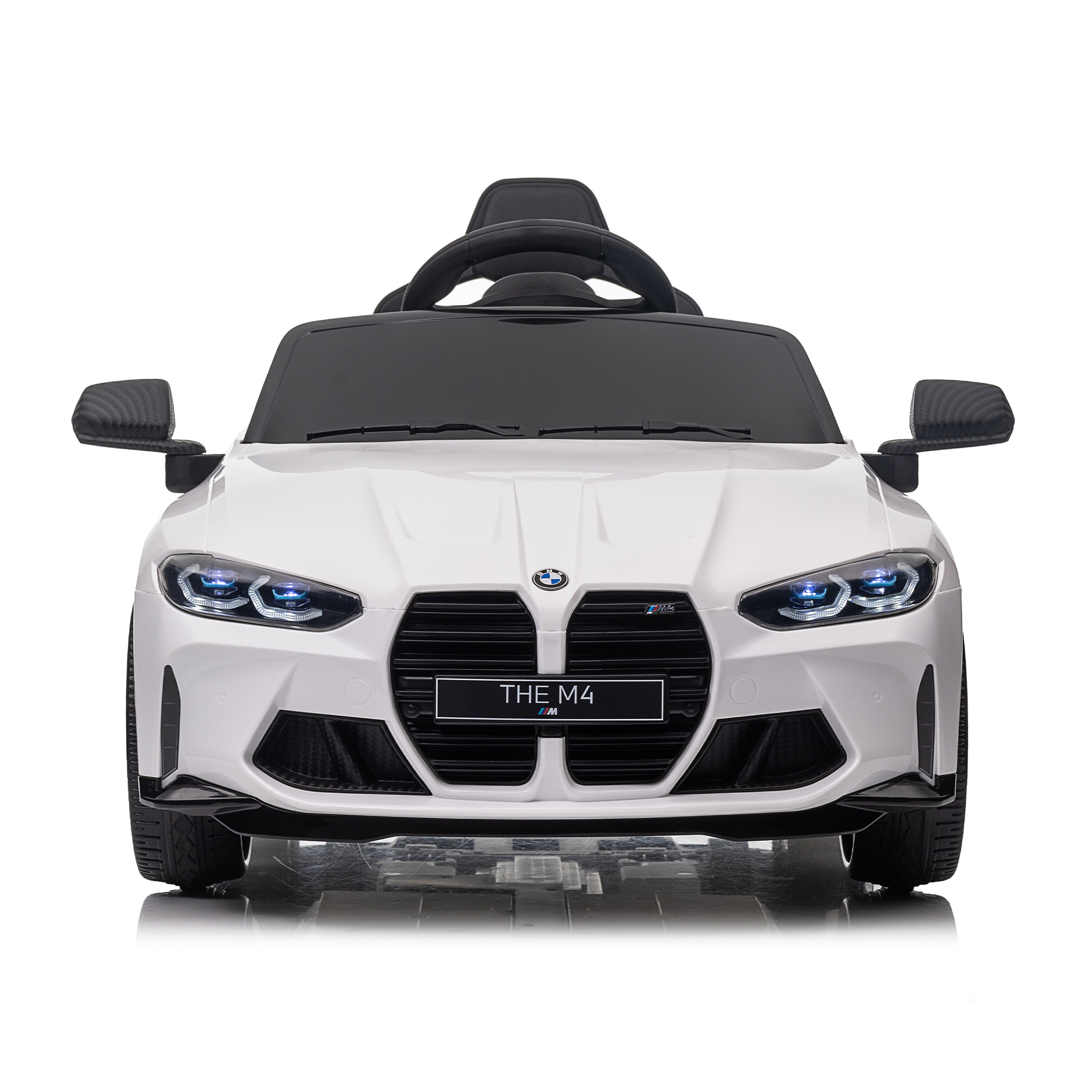 12V Kids Ride on Toy Car Authorized by BMW M4, Kids Electric Car W/Parents Remote Control , White