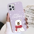 thumbnail image 1 of Regalo de Año Nuevo dibujos animados lindo Navidad Capa para iPhone 14 13 11 12 Mini Pro Max para iPhone 6 7 8 Plus X XR XS SE2 funda de Papá Noel Tan Jianjun unisex, 1 of 2
