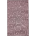 thumbnail image 1 of Unique Loom Tapis de Vigne Floral Design Floral Shag 4' x 6' Rectangle Violet, 1 of 1
