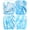 Blue, variant on Girls Pajamas Silk PJS Set Bow Satin Sleepwear Short Sleeve Jammies for Kids Button-Down Nightwear size 7-8 10-12
