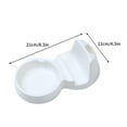 thumbnail image 2 of Aqestyerly White Multifunctional Kitchen Rack - Pot Lid Organizer,Spatula Storage Rack,Plastic Anti-Slip Kitchen Storage Solution for Utensils, 2 of 3