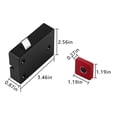 thumbnail image 2 of PEONAVET Cabinet Lock Fingerprint Cabinet Lock, Smart Biometric Cabinet Lock, Home & Office Hidden File Cabinet Locks, USB Rechargeable Keyless Furniture Drawer Lock, 2 of 5