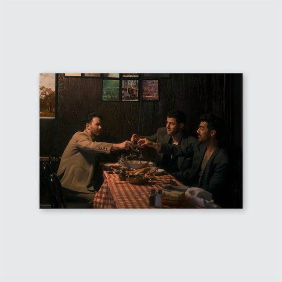 Music Poster Jonas Brothers Poster, One Sheet Wall Size 24''x36''-Gategoo