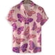 thumbnail image 2 of Camisa hawaiana con estampado de mariposa en 3D de dibujos animados, blusa de solapa de manga corta para hombre, camisetas casuales holgadas para vacaciones de verano en la calle, 2 of 4