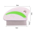 thumbnail image 2 of OULII 4 Pcs Peigne Anti-Puces en Acier Inoxydable pour Chats Rouge Toilettage pour Animaux avec Poignée Ergonomique Conçue, 2 of 8