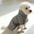 thumbnail image 1 of Windproof Vest Jacket for Dogs and Cats Full Body Warm Coat with High Collar Design for All Weather, 1 of 3