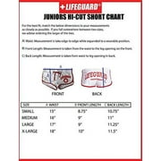 LIFEGUARD Juniors Size Hi-Cut Short (Small، Red)