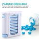 thumbnail image 4 of Pastillero Medicamento Organizador Portátil 28 Rejillas 7 Capas Caja Almacenamiento Semanal Plástico Medicamentos Viajes Amonsee No, 4 of 5