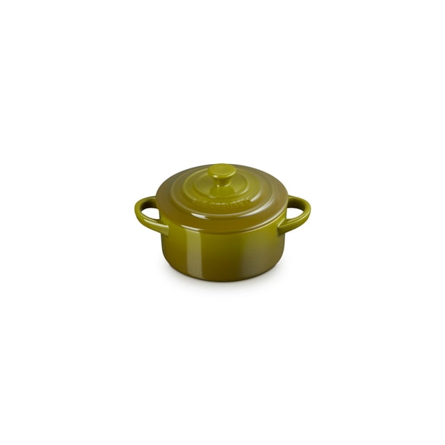 Mini-redonda de gres Cocotte Le Creuset, 240 ml, color verde oliva