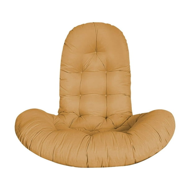 Cojín de cesta grueso y agrandado, cojín para columpios individuales, cojín de sofá, cojín de tela para silla colgante doméstica, cojín para silla de cuna para interior y exterior.
