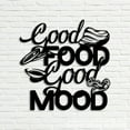 thumbnail image 5 of Craftnamesign Good Food Good Mood Metal LED Light, Custom Shop Name Sign Outdoor, Bakery Shop Decor, 5 of 5