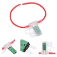 thumbnail image 4 of Portafusibles, Resistente Al Agua, A Prueba De Polvo, Fusible De Reinicio Manual, Protección Contra Sobrecorriente 30A 12AWG Con Función De Recuperación Para Yates, Vehículos ANGGREK 30A Fuse Holder, 4 of 8