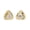 White, variant on Solitaire Stud Earring 0.64ct Lab Grown CVD Diamond 14K Clarity-VVS2 Color-F - Yellow 14K