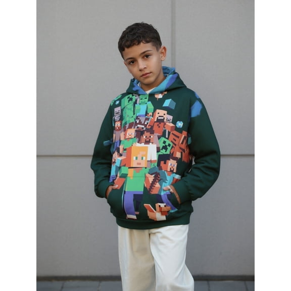 Pre-Owned Big Boys Green Hoodie Size XL