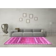 thumbnail image 3 of Ahgly Company Indoor Rectangle Abstract Pink Modern Area Rugs, 8' x 12', 3 of 4