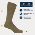 thumbnail image 2 of Polo Ralph Lauren Men's Supersoft Flat Crew Socks (3 Pairs), Khaki Assorted, 6-12.5, 2 of 3