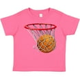 thumbnail image 3 of Inktastic Basketball Swish Boys or Girls Toddler T-Shirt, 3 of 5