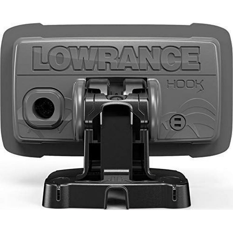Lowrance Hook-4x with Mid High Downscan Skimmer Transducer - 000-12641-001  - Hudson Marine Electronics