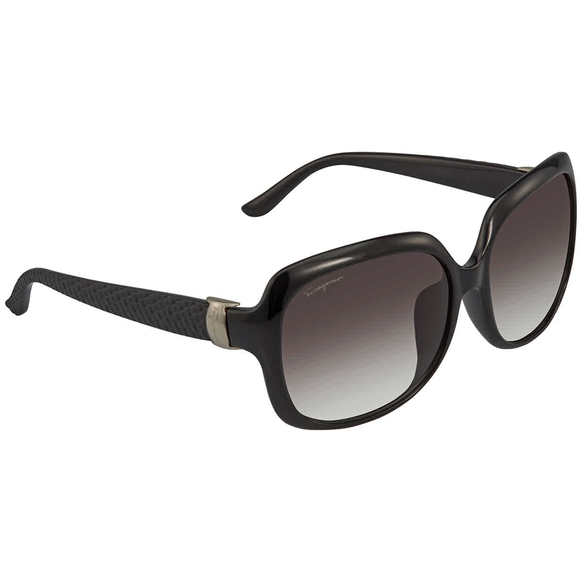Salvatore Ferragamo Grey Gradient Square Ladies Sunglasses SF739SA 001 ...