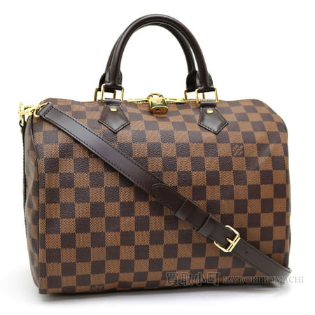 Louis Vuitton Damier Ebene Canvas Speedy Bandoulière 25 Article: N41368 Made in (Best Louis Vuitton Bag For Everyday Use)