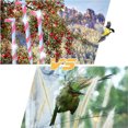 thumbnail image 4 of Rollo de banda reflectante para ahuyentar pájaros, palomas, águilas, pájaros carpinteros, gansos, accesorios para patio, jardín, porche, 4,8 cm x 80 m, 4 of 5