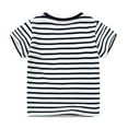 thumbnail image 4 of CYRBOKO Toddler Boys Graphic Tees, Summer Short Sleeve Cotton Athletic Boys T-shirts Black Size 3 T, 4 of 6