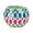 colorful willow leav, variant on Stylish Glass Candlestick with Colorful Patchwork Design Suitable for Elegant Living Room Decors and Stable Base