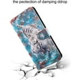 thumbnail image 5 of Samsung Galaxy A52 Wallet Case for Women, Premium PU Leather Prints Flip Cute Cover with Card Holder & Kickstand Feature Phone Case for Samsung Galaxy A52 Tiger, 5 of 14