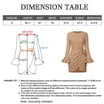 thumbnail image 2 of Vestido mini ajustado de manga larga para mujer Vestidos de otoño, Vestido mini elegante, regalo para mujer, 2 of 7