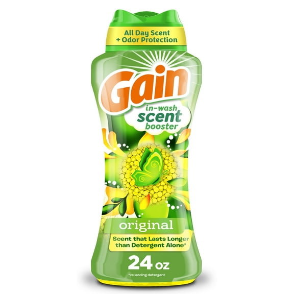 Gain Fireworks In-Wash Scent Booster Laundry Beads, Original Scent, 24 oz
