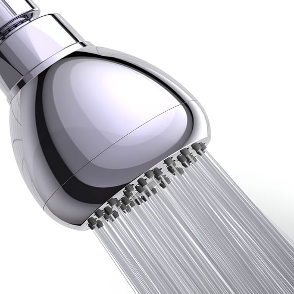 HIBIBUD High Pressure Shower Head - Anti-leak Fixed Showerhead - Angle-adjustable Metal Swivel Ball Joint