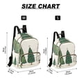 thumbnail image 2 of FORMRS Mini Backpack Purse for Women Travel Daypack Casual Shoulder Bag, Hand Drawn Christmas Stars, 2 of 7