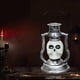 thumbnail image 3 of Lámpara de Halloween Llama Calabaza Luz Decoración Fiesta Linterna Plata de la batería Yuyangstore Lámpara de calabaza de Halloween, 3 of 8