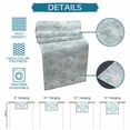 thumbnail image 5 of Table Runner Dresser Scarf 14 x 72 Inch Vintage Green Ocean Waves Sea Illustration Table Runners Non-Slip Heat Kitchen Dining Table Decor for Indoor Outdoor Home Party Decoration, 5 of 7