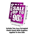 thumbnail image 2 of Sale Up To 90 Percent Off (24" X 36") 4mm Corrugated Plastic Panel, Graphics Applied To 1 Side (Pk of 2), 2 of 4
