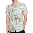 thumbnail image 4 of High Quality Hawaiian Shirts for Men Short Sleeve Aloha Beach Shirt Floral Summer Casual Button Down Shirts Blouses 2U5FMG, 4 of 7