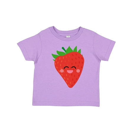 

Inktastic Strawberry Kawaii Gift Toddler Boy or Toddler Girl T-Shirt