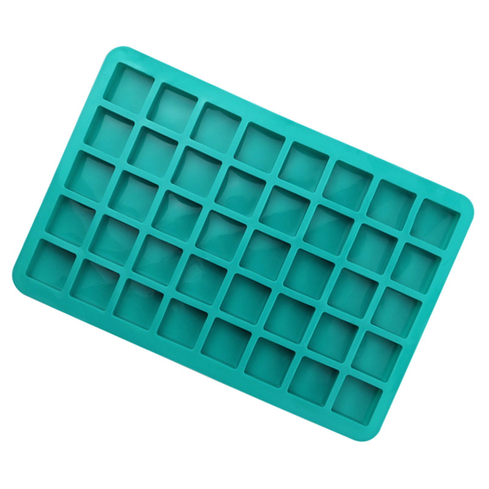 Happy Date 40-Cavity Square Caramel Candy Silicone Molds,Chocolate Truffles  Mold,Whiskey Ice Cube Tray,Grid Fondant Mould,Hard Candy Mold Pralines  Gummy Jelly Mold 
